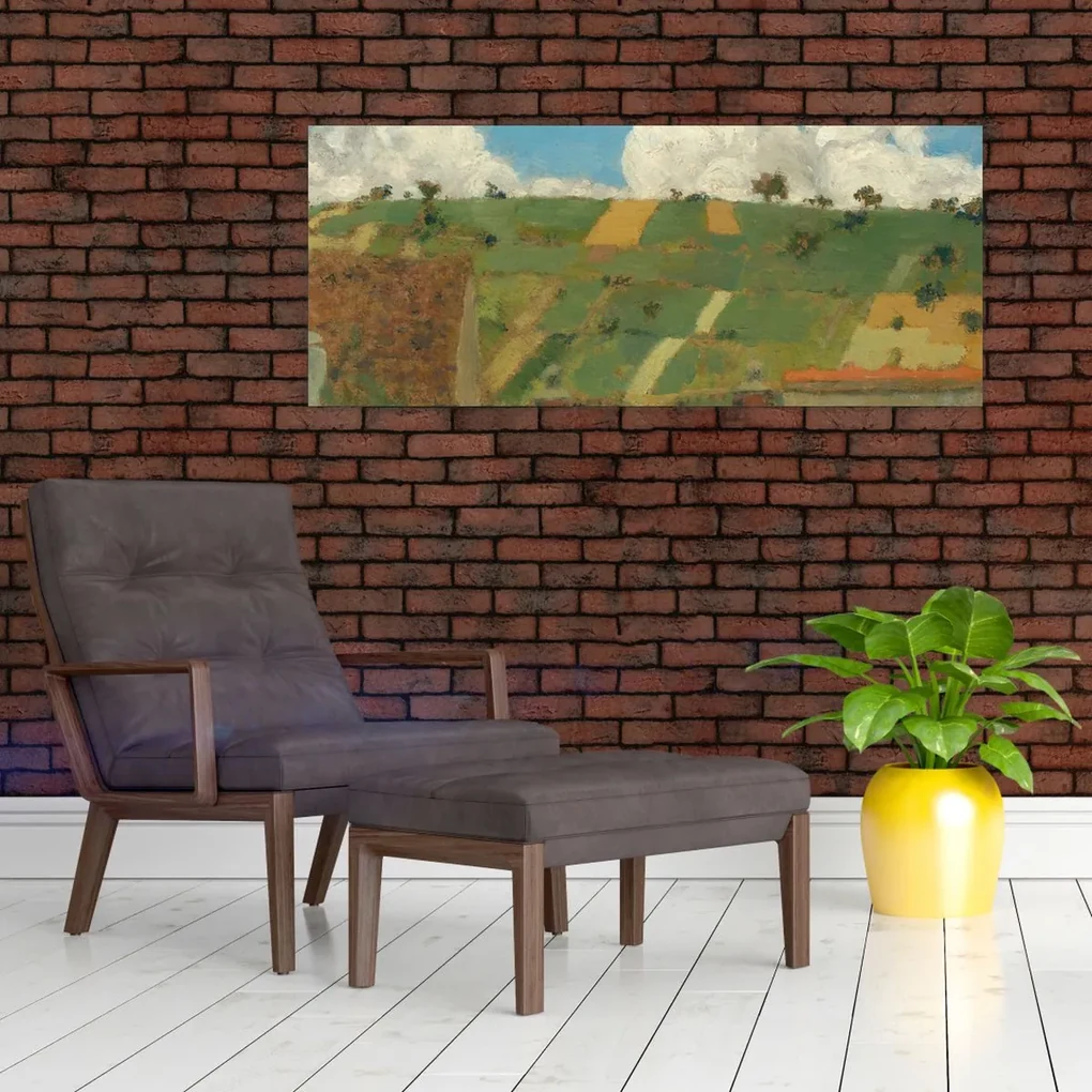 Obraz - Edouard Vuillard, Landscape of the Ile de France, reprodukcia (120x50 cm)