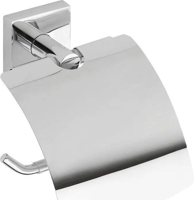 Sapho Sapho, X-SQUARE držiak toaletného papiera s krytom, chróm, XQ700