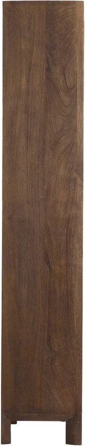 Knižnica z mangového dreva v prírodnej farbe 48x190 cm Sondrio – Light &amp; Living
