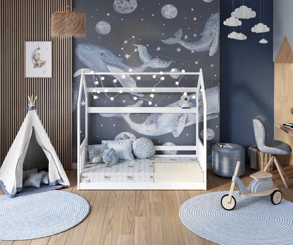 Detský latexový matrac UDINE 180x80x9 cm + poťah Aloe vera