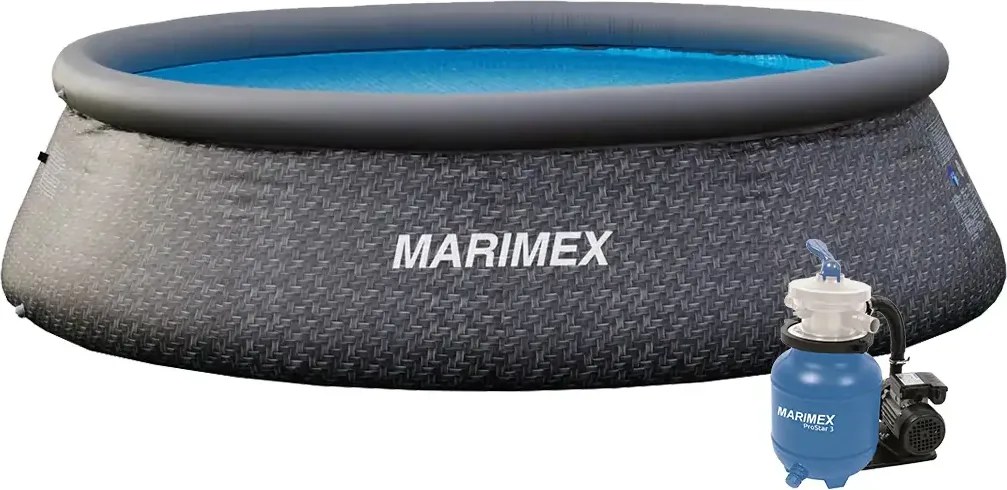 Marimex | Bazén Marimex Tampa 3,66x0,91 m s filtráciou- motív RATAN | 19900082