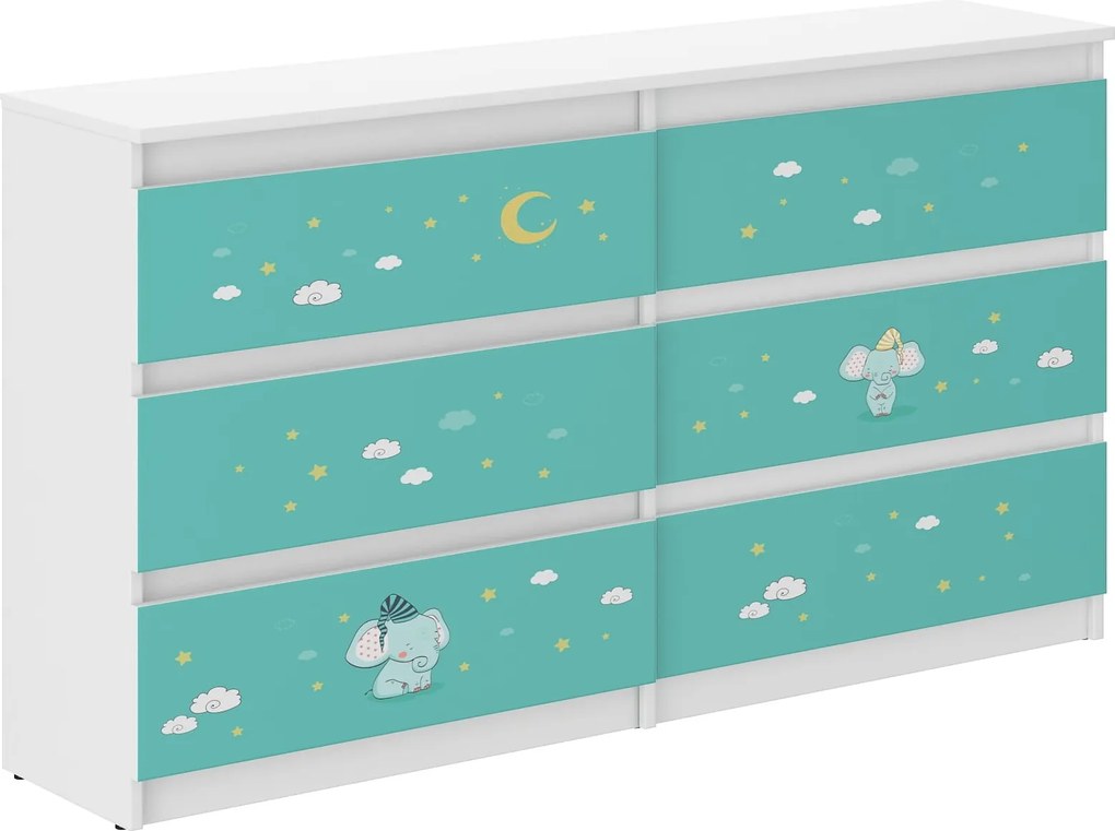 Wooden Toys Detská komoda R-140 SLON