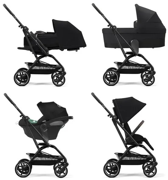 Cybex športový kočík Eezy S Twist+ 2 BLACK moon black