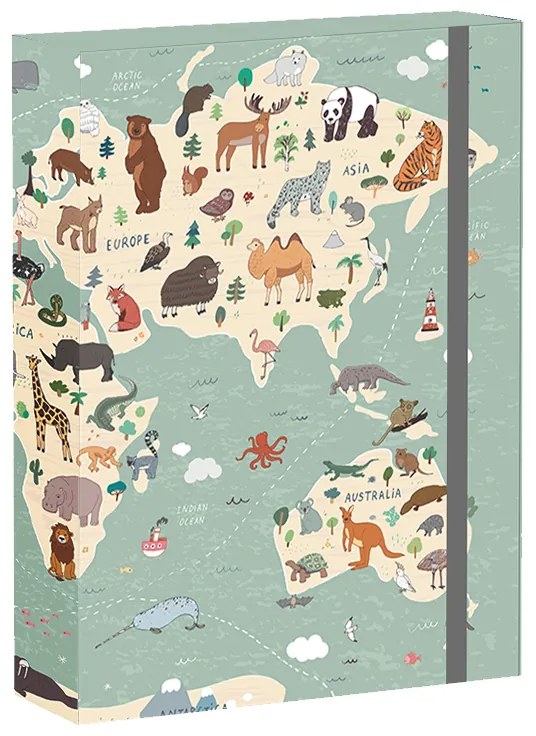 Školský set 5dielny REYBAG World Map 2