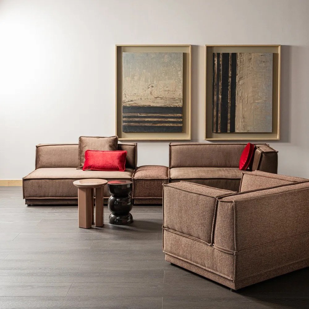 Lesklý okrúhly odkladací stolík ø 40 cm Orivo – WOOOD