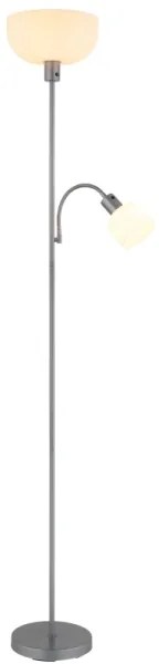 Globo 59947 - Stojacia lampa HINTON 1xE27/40W/230V + 1xE14/25W
