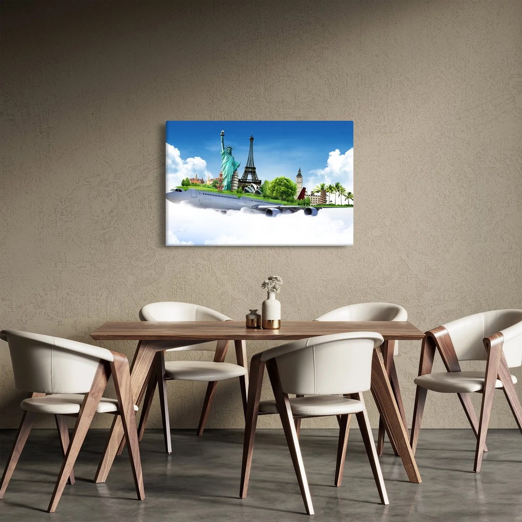 Obraz - Cesta okolo sveta (90x60 cm)