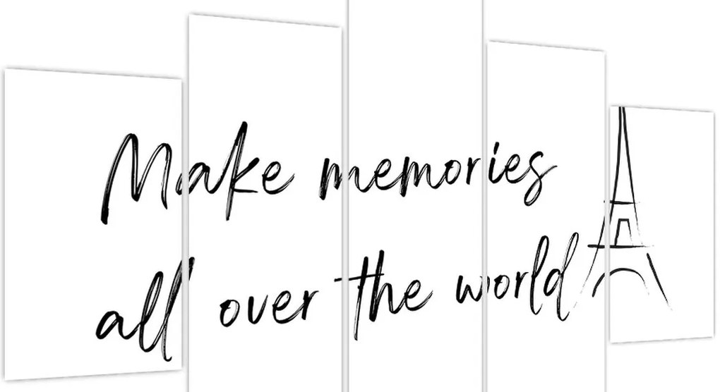 Obraz - Make memories (150x105 cm)