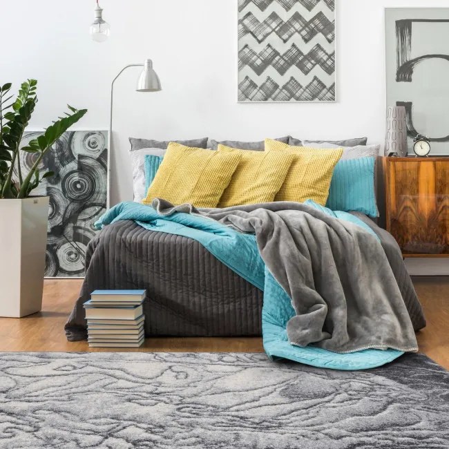 Koberec Agnella AVANTI Tresko - sivý