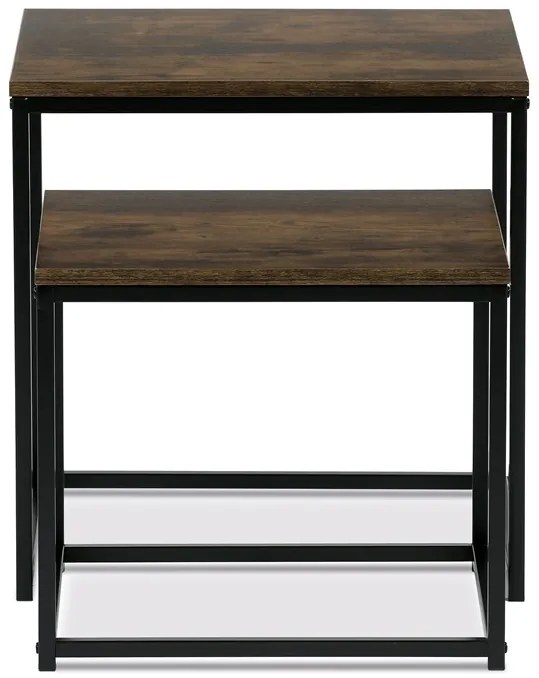 Autronic BONTEC Odkladací stolík 50x50cm, mdf, divoký dub, AF-076 OAK Farba: Hnedá