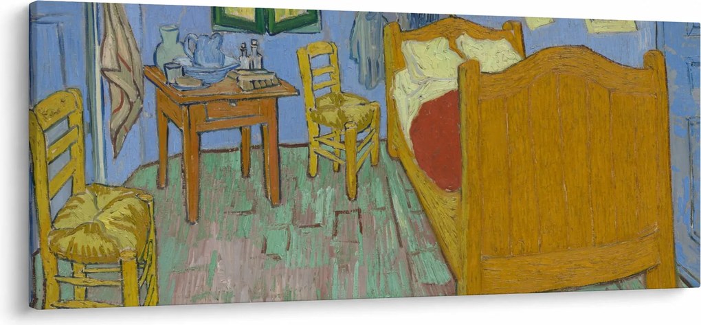 Obraz - Vincent van Gogh, The Bedroom, reprodukcia (120x50 cm)