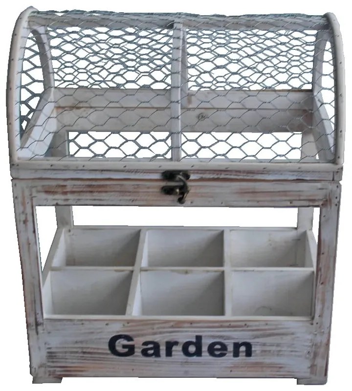 Drevený stojan na kvety (výška 39 cm) – Garden Pleasure