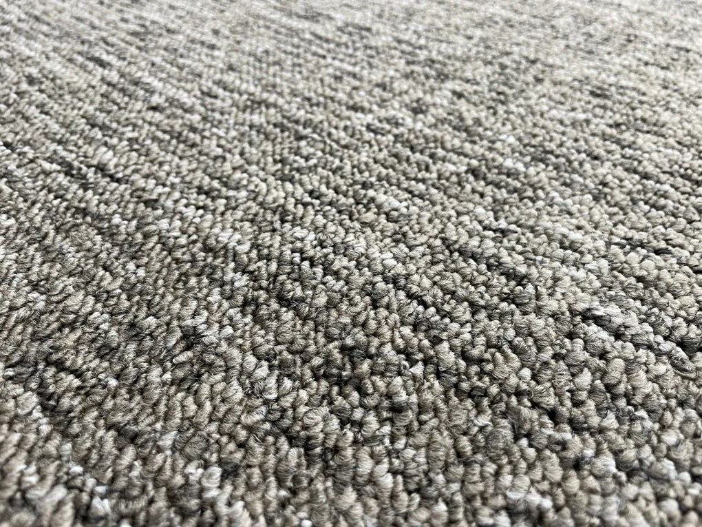 Vopi koberce Kusový koberec Alassio hnedý štvorec - 80x80 cm