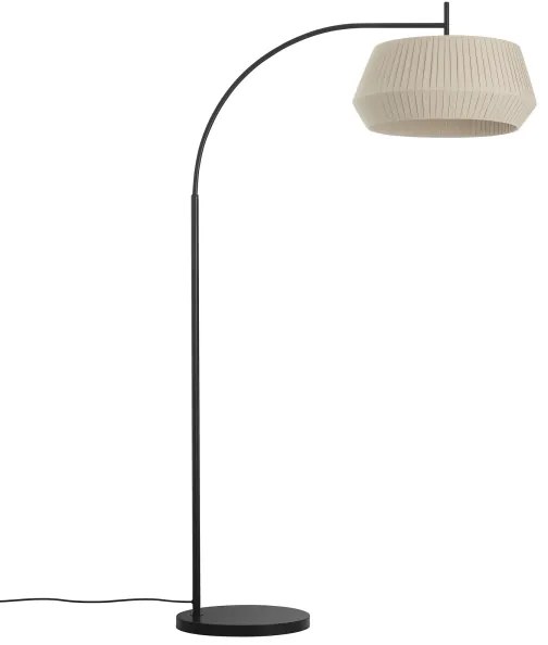 Nordlux - Stojacia lampa DICTE 1xE27/60W/230V čierna/béžová