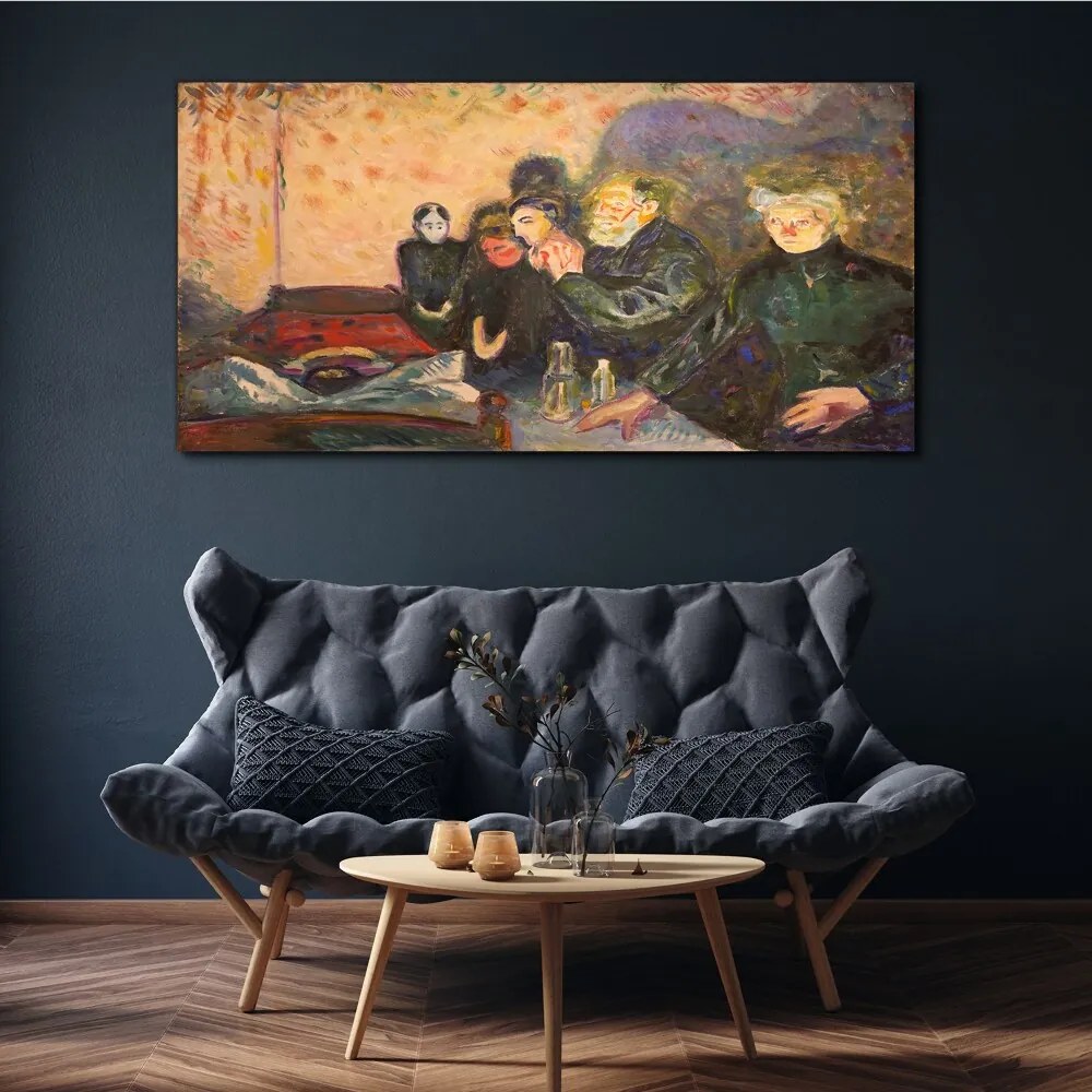 Obraz na skle Smrť edvard munch