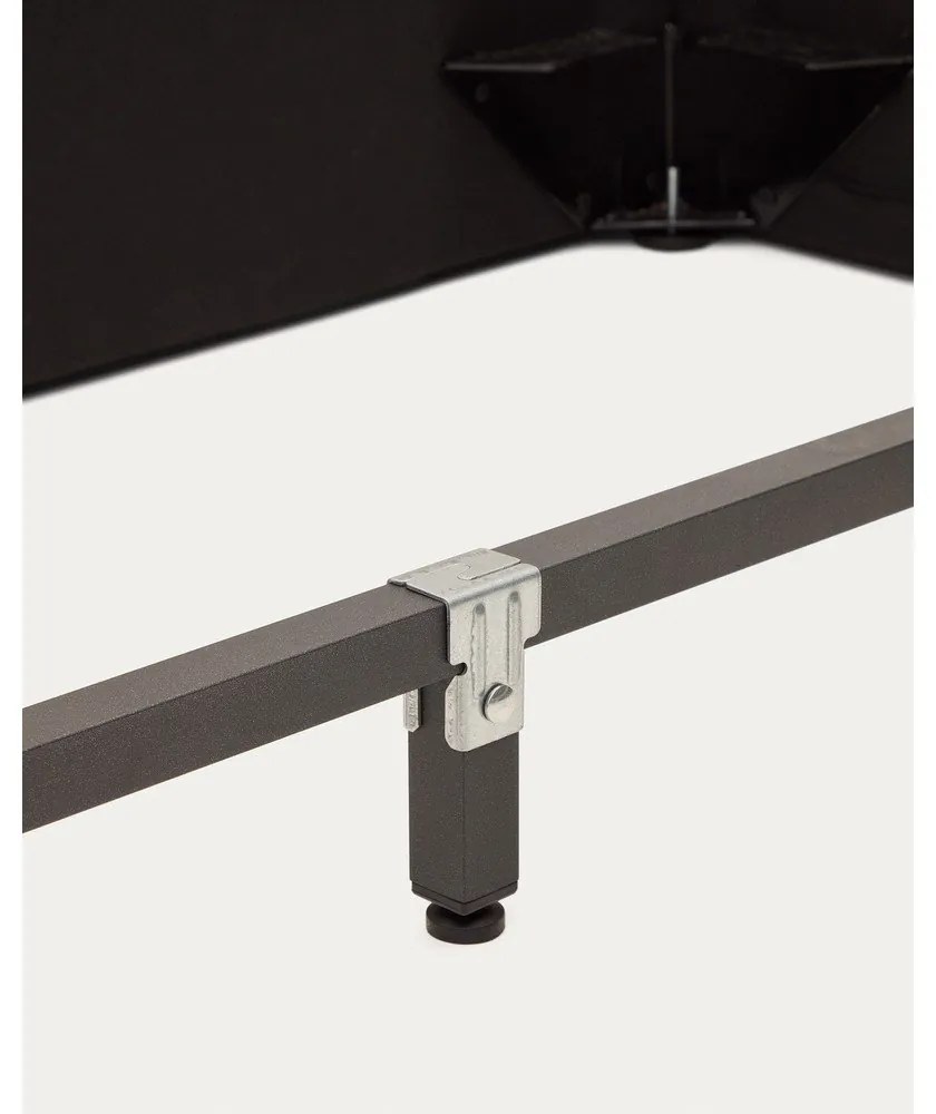 Béžová čalúnená dvojlôžková posteľ 180x200 cm Martina – Kave Home