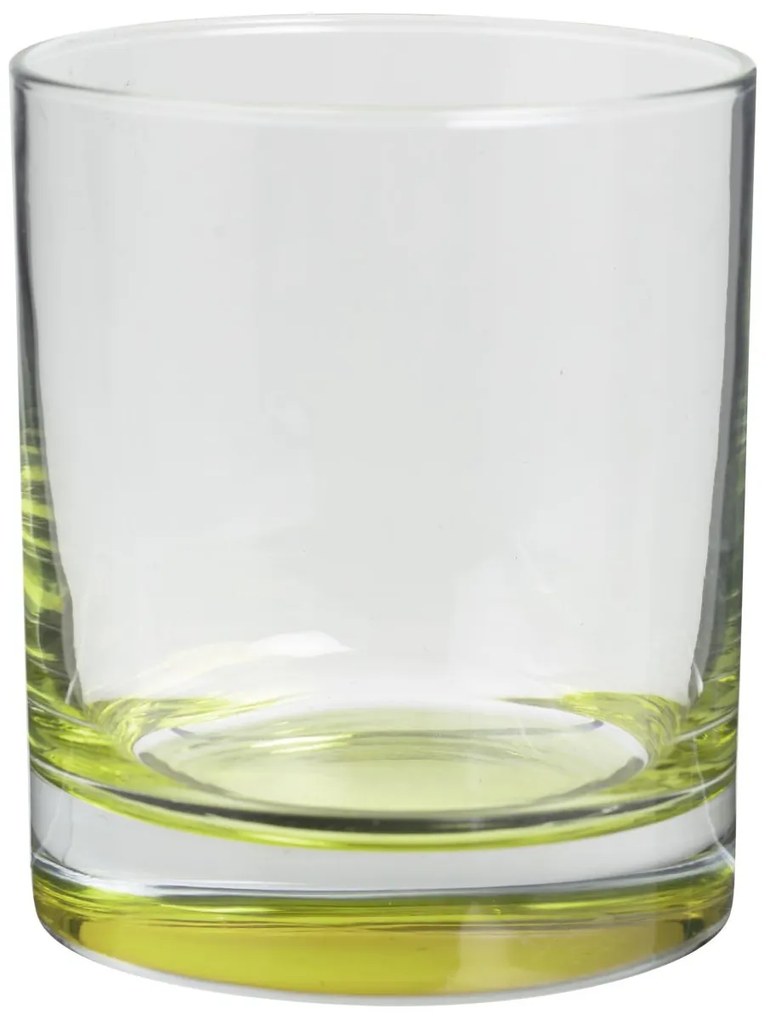 Sklenený pohár na vodu Color 300 ml sada 6ks