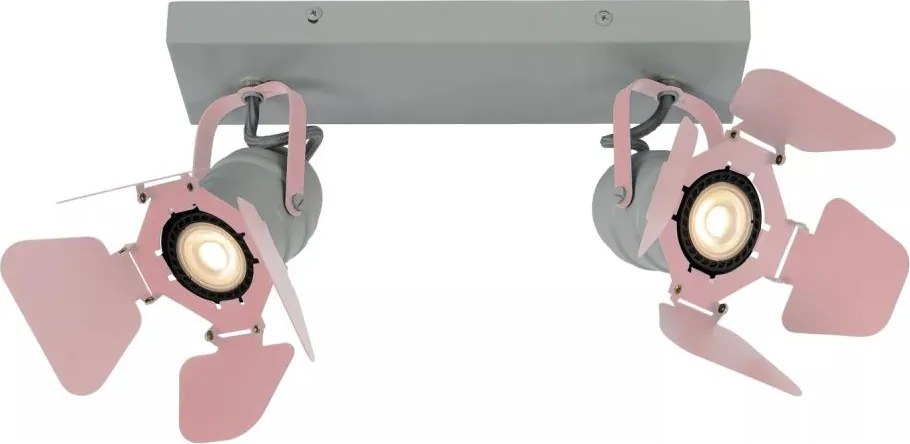 Lucide 17997/02/66 - Bodové svietidlo PICTO 2xGU10/35W/230V ružová