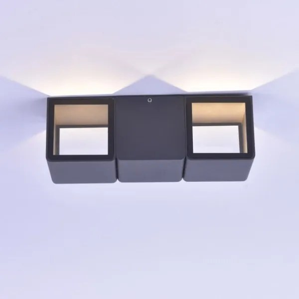 Paul Neuhaus 9658-13 - LED Vonkajšie nástenné svietidlo MARCEL 2xLED/4W/230V IP54