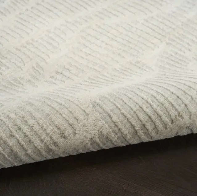 Koberec CALVIN KLEIN NOTES 1 Ivory / strieborný