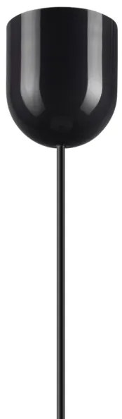 Luster na lanku ZOYA 1xE27/60W/230V čierna