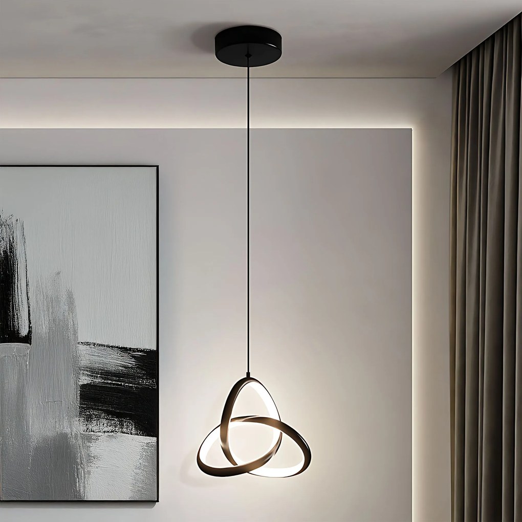 Toolight Toolight, LED stropné osvetlenie 13W, 4000K, APP1784-CP, čierna matná, OSW-08978