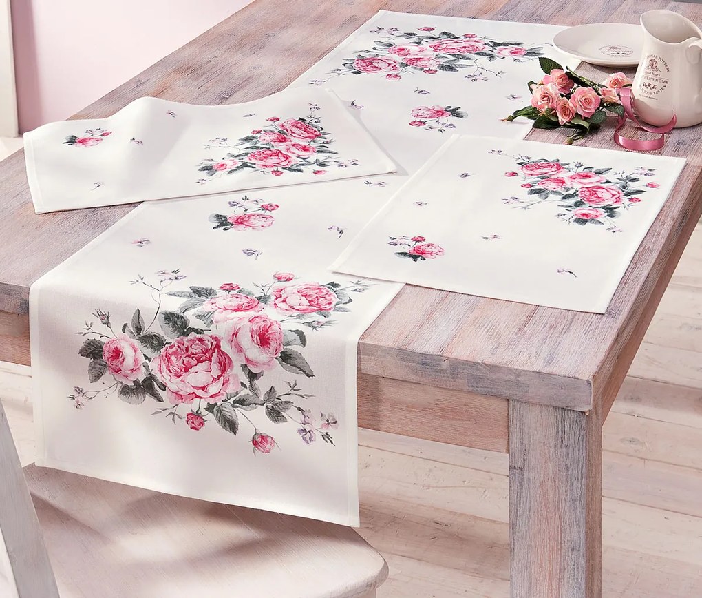 Behúň na stôl Romance, 140 x 40 cm