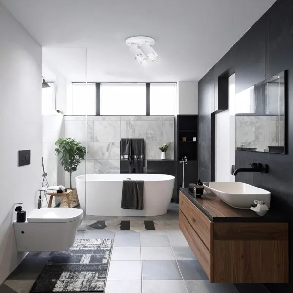 Brilagi - Kúpeľňové bodové svietidlo SELE AQUA 4xGU10/30W/230V IP44 biela