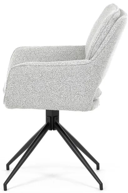 Autronic BONTEC Jedálenská stolička, krémová, látka bouclé, DCH-T1156 CRM2 Farba: Krémová
