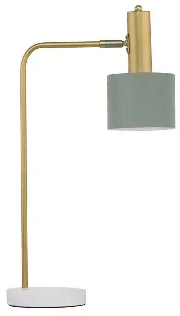 Rustikálna stolová lampa Paz mint