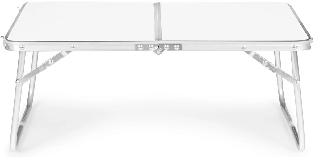 MultiGarden Turistický skladací stolík 60x40cm - biela
