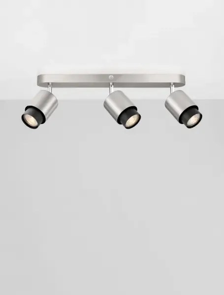 LED nikel designové stropné svietidlo Ison 3