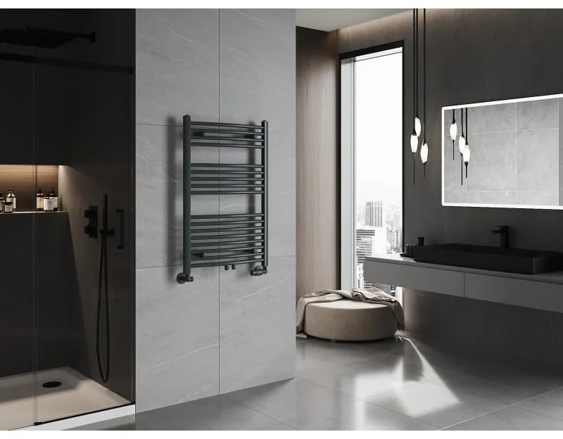 Mexen Ares, vykurovacie teleso 900x600 mm, 433 W, antracitová, W102-0900-600-00-66