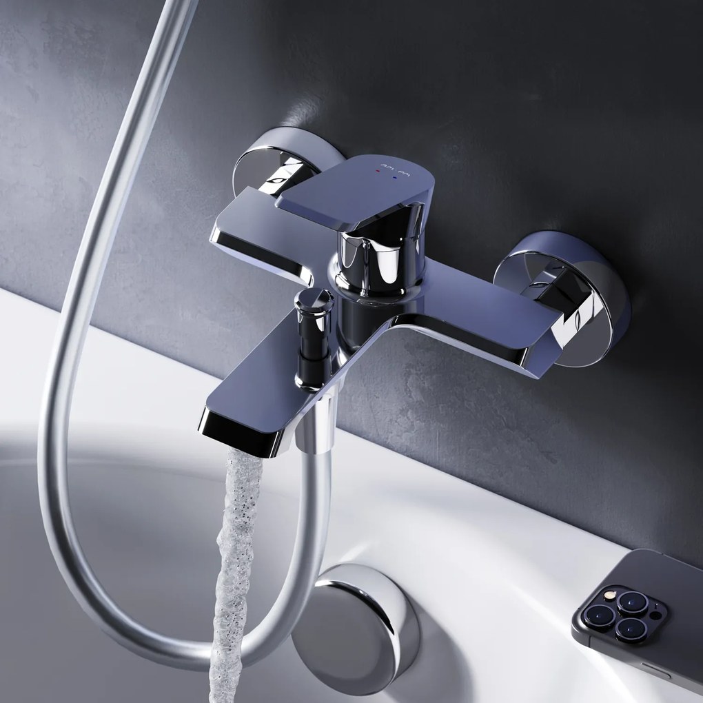 Vaňová a sprchová batéria AM.PM Flash FNA10000 jednopáková, chróm