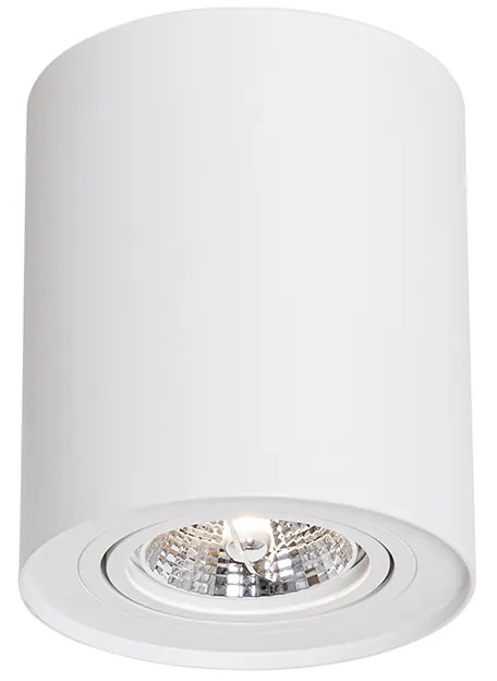 Moderné stropné bodové svetlo biele otočné a sklápateľné AR70 - Rondoo Up