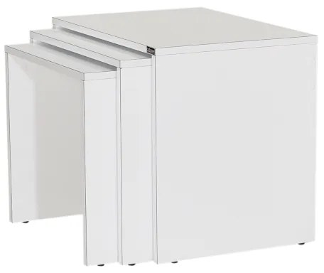 SADA 3x Konferenčný stolík biela