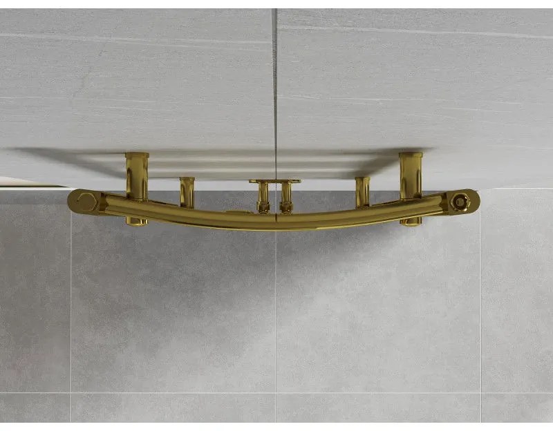 Mexen Ares, vykurovacie teleso 1200 x 500 mm, 420 W, zlatá, W102-1200-500-00-50