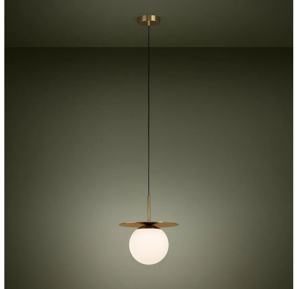 Eglo 39952 - Luster na lanku ARENALES 1xE27/40W/230V zlatá