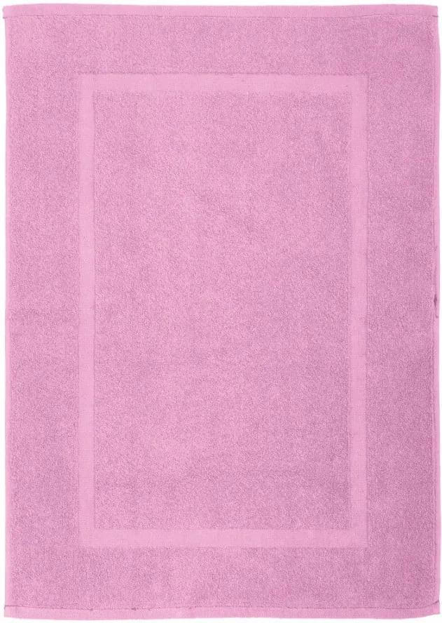Orgovánovofialová bavlnená kúpeľňová predložka Wenko Lilac, 50 × 70 cm