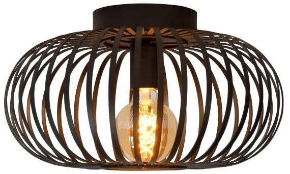 Lucide 78174/40/30 - Stropné svietidlo MANUELA 1xE27/60W/230V pr. 39,5 cm čierna