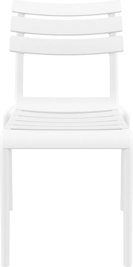 HELEN záhradná stolička bez podrúčok white