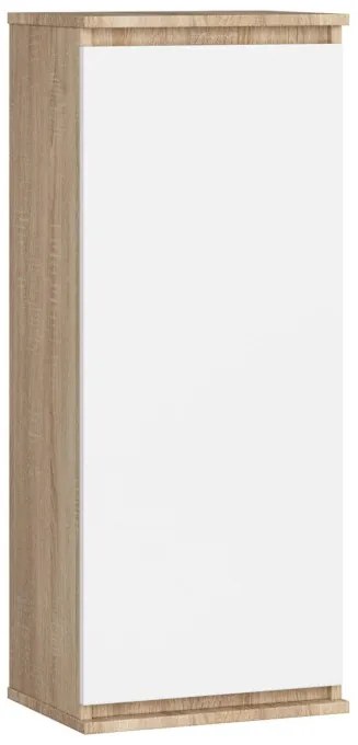 Závesná skrinka W40 CLP sonoma / biela
