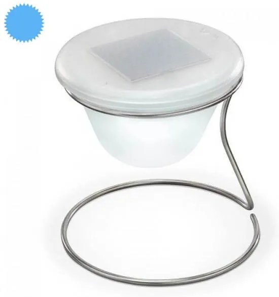 Solárna LED dizajnová stolová lampa Esotec 102025 - studená biela