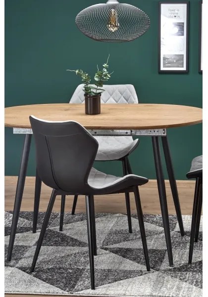 Jedálenský stôl BALNOR dub/čierna