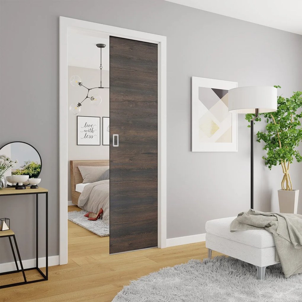Posuvné dvere Monstera 90, Farba:: Biela