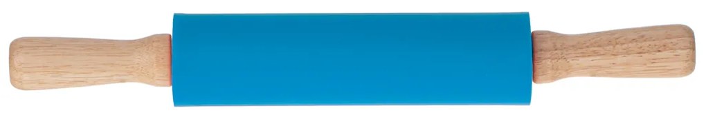 KIK KX5216_1 Silikónový valček na cesto 38 cm - modrý