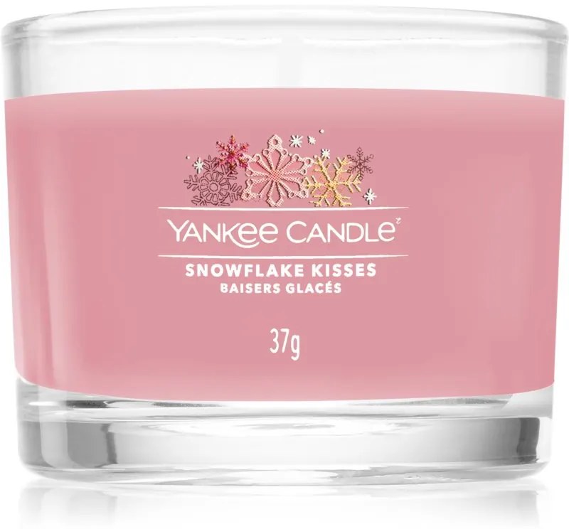 Yankee Candle Snowflake Kisses votívna sviečka I. 37 g