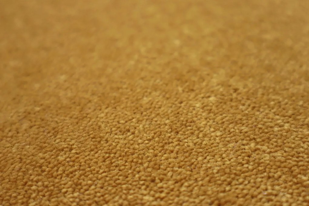 Lano - koberce a trávy Kusový koberec Nano Smart 371 žltý - 200x200 cm