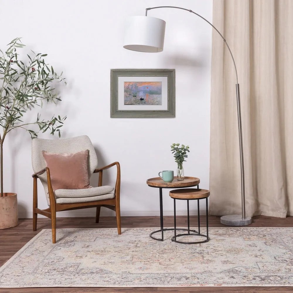 Krémovobiely koberec 200x290 cm Flores – Asiatic Carpets