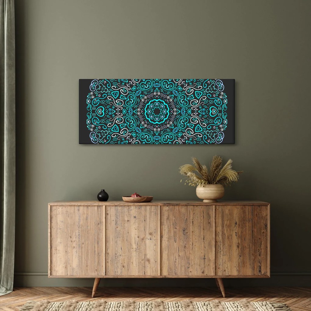 Obraz ornamentálne abstrakcie (120x50 cm)